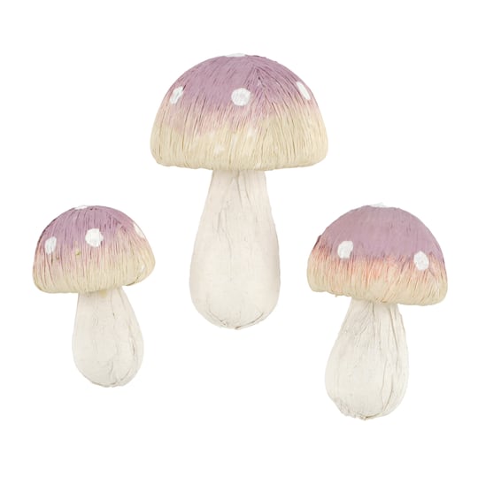 Purple Decorative Mushroom by Ashland&#xAE;, 3ct.